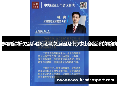 赵鹏解析欠薪问题深层次原因及其对社会经济的影响