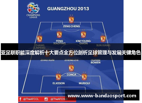 亚足联职能深度解析十大要点全方位剖析足球管理与发展关键角色