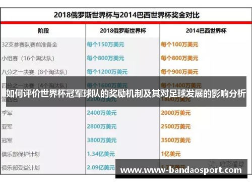 如何评价世界杯冠军球队的奖励机制及其对足球发展的影响分析