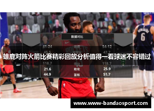 雄鹿对阵火箭比赛精彩回放分析值得一看球迷不容错过