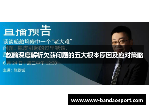 赵鹏深度解析欠薪问题的五大根本原因及应对策略